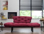 Atelier Del Sofa Nitta Sofá-Cama de 2 Plazas Burdeos